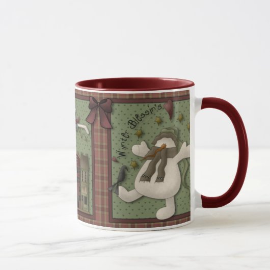 Wynter Blessins Snowman-Tasse Tasse (Rechts)