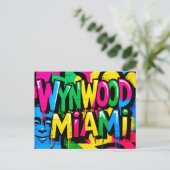 Wynwood Miami Postkarte (Stehend Vorderseite)