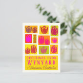 Wynyard Tasmania Australien Tulip Felder Postkarte (Stehend Vorderseite)