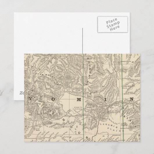 Wyoming 2 postkarte (Vorne/Hinten)