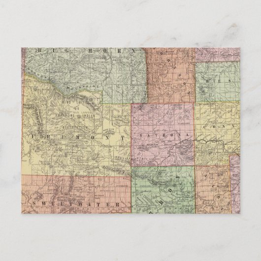 Wyoming 3 postkarte (Vorderseite)