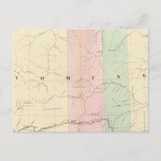 Wyoming 3 postkarte (Vorderseite)