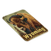Wyoming American Bison Magnet (Rechte Seite)