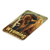 Wyoming American Bison Magnet (Linke Seite)
