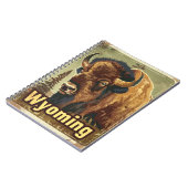 Wyoming American Bison Notizblock (Linke Seite)