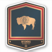 Wyoming Aufkleber (Vorderseite)