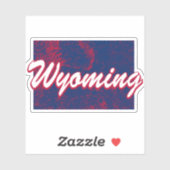 Wyoming Aufkleber (Blatt)