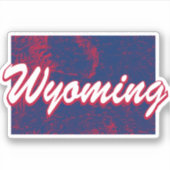 Wyoming Aufkleber (Vorderseite)