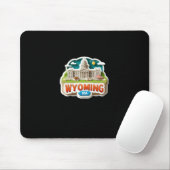 Wyoming-Aufkleber Mousepad (Mit Mouse)