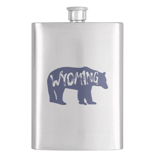 Wyoming Bär Flachmann (Vorderseite)