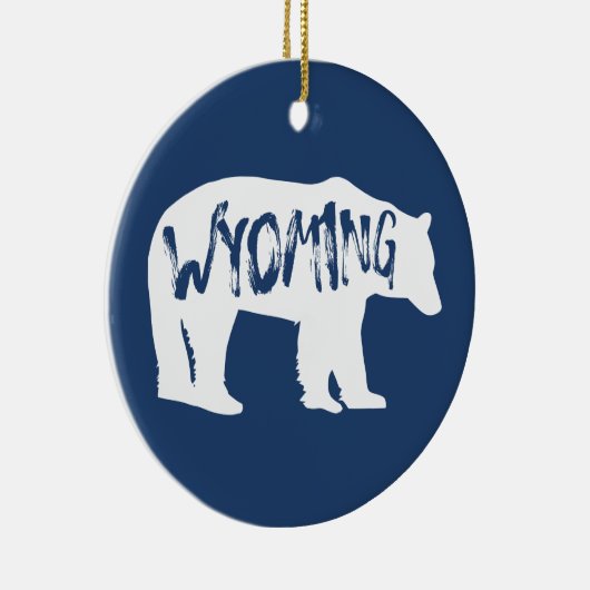 Wyoming Bär Keramik Ornament (Rechts)