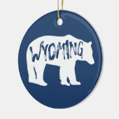 Wyoming Bär Keramik Ornament (Links)