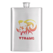 Wyoming Bighorn Sheep Flachmann (Vorderseite)