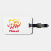 Wyoming Bighorn Sheep Gepäckanhänger (Rückseite horizontal)