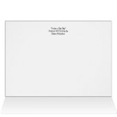 Wyoming Bison Fine Art Jeden Anlaß Grußkarte (Innenansicht Horizontal (Oben))