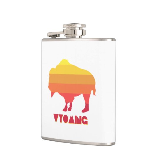 Wyoming Bison Flachmann (Links)