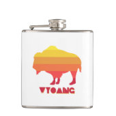 Wyoming Bison Flachmann (Vorderseite)