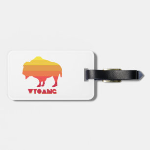 Wyoming Bison Gepäckanhänger