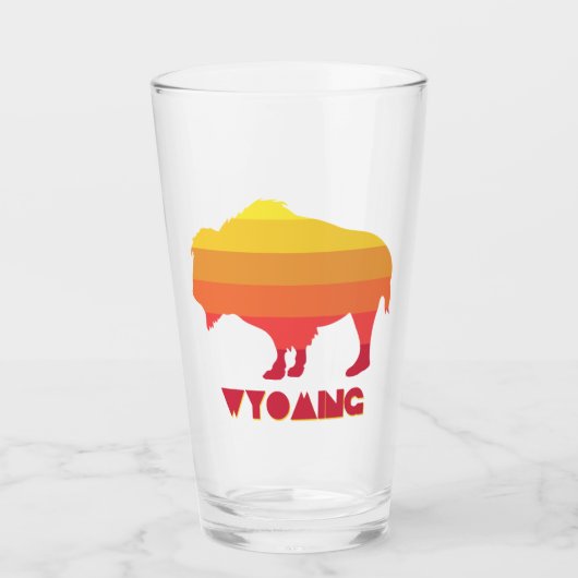 Wyoming Bison Glas (Vorderseite)