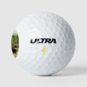 Wyoming Bison Nature Animal Fotografy Golfball (Logo)