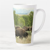 Wyoming Bison Nature Animal Fotografy Milchtasse (Rechts)
