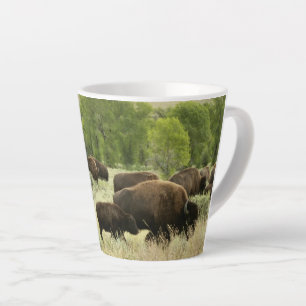 Wyoming Bison Nature Animal Fotografy Milchtasse