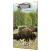 Wyoming-Bisons Klemmbrett (Links)