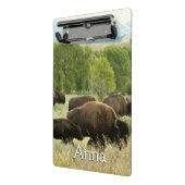 Wyoming-Bisons Mini Klemmbrett (Gewinkelt2)