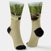 Wyoming-Bisons Socken (Gewinkelt)