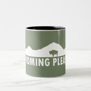 Wyoming bitte zweifarbige tasse