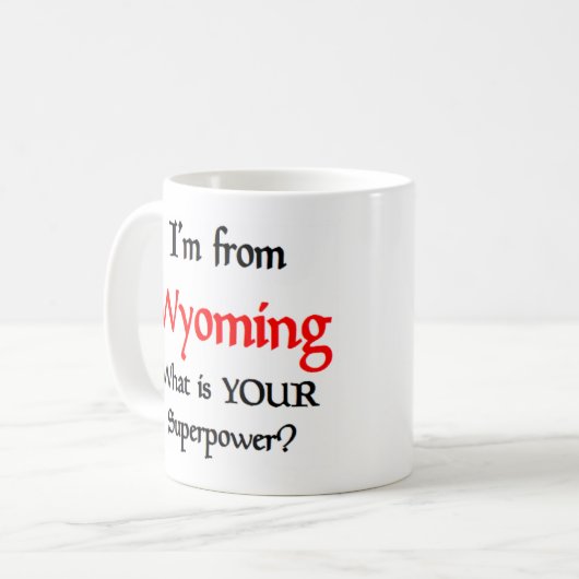wyoming coffee mug kaffeetasse (Vorderseite Links)