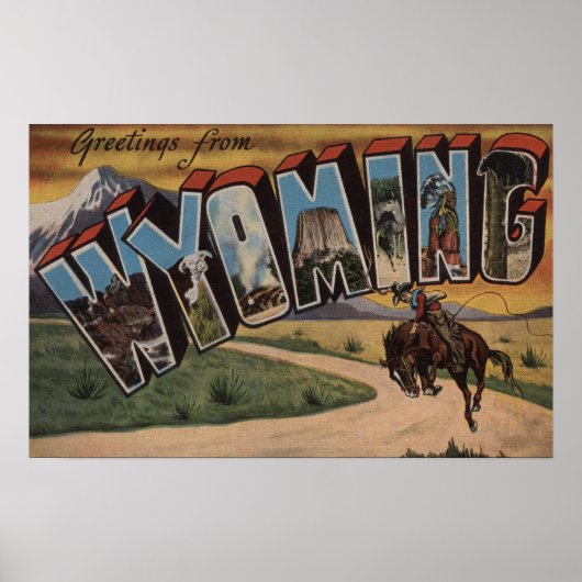 Wyoming (Cowboy)Große BriefszenenWyoming Poster (Vorne)