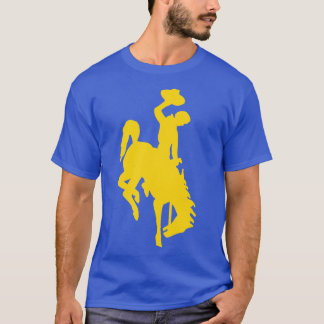 Wyoming Cowboy reiten ein Buckpferd T-Shirt
