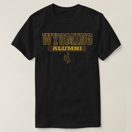 Wyoming Cowboys Apparel Alumni Blockpille T-Shirt (Design vorne)