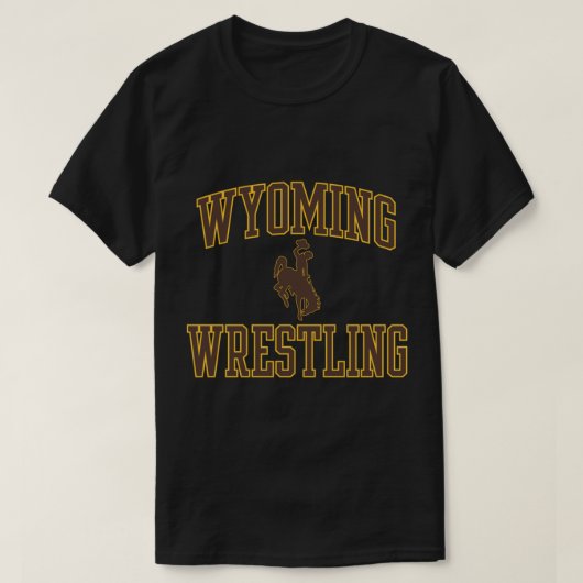 Wyoming Cowboys Apparel Wrestling Classic Arch T-Shirt (Design vorne)