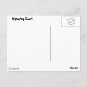 Wyoming Deer Postkarte (Rückseite)