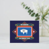 Wyoming Diamond Postkarte (Stehend Vorderseite)