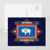 Wyoming Diamond Postkarte (Vorne/Hinten)