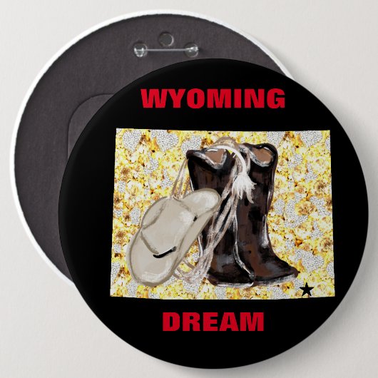 WYOMING DREAM BUTTON (Vorne & Hinten)