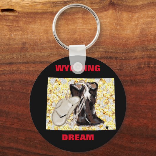 WYOMING DREAM SCHLÜSSELANHÄNGER (Vorderseite)
