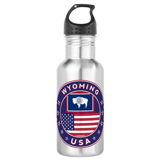 Wyoming Edelstahlflasche (Vorderseite)