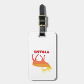 Wyoming Elk Gepäckanhänger (Vorderseite vertikal)