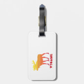 Wyoming Elose Gepäckanhänger (Rückseite vertikal)