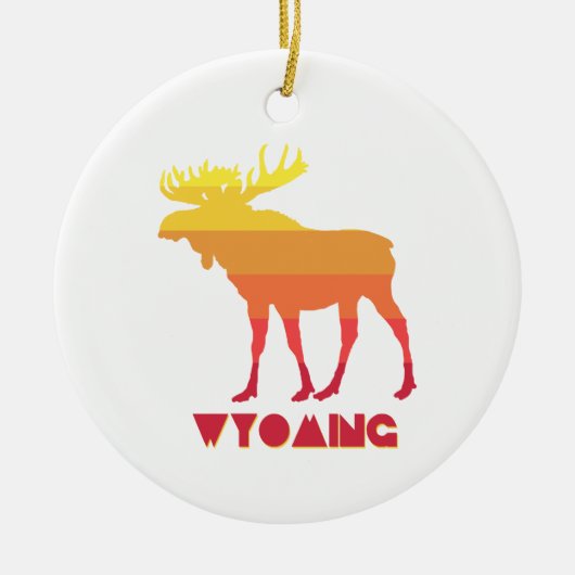 Wyoming Elose Keramik Ornament (Vorne)