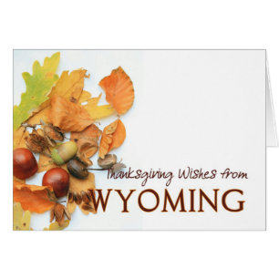 Wyoming Erntedank Card