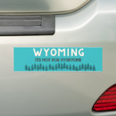 Wyoming, es ist nicht für alle autoaufkleber (Auf Auto)