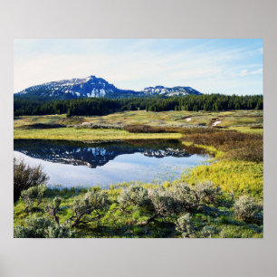 Wyoming, Felsgebirge, Berggipfel Poster