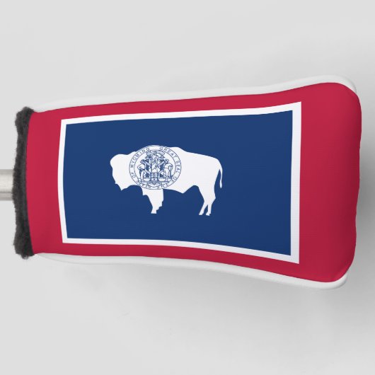 Wyoming Flag Golf Headcover (Vorderseite)
