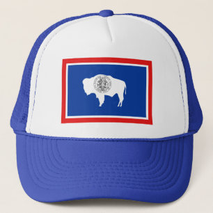 Wyoming Flag Hat Truckerkappe