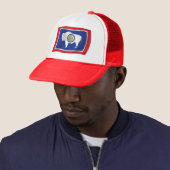 Wyoming Flag Hat Truckerkappe (Beispiel)